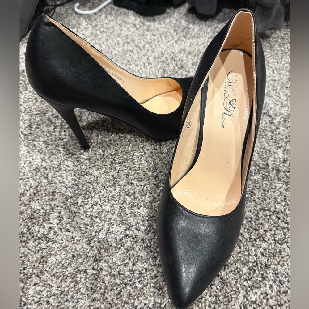 Wild Rose black heels